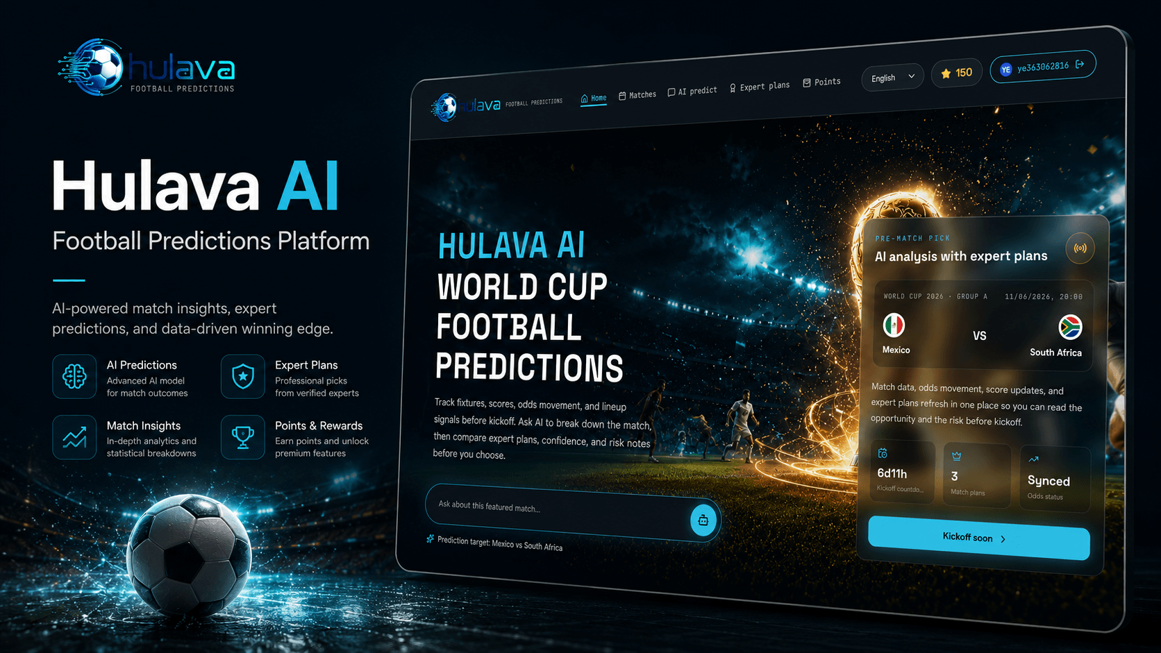 Hulava football prediction platform